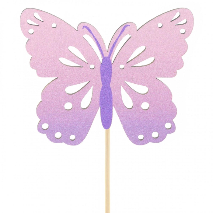 <h4>Bijsteker 50cm Vlinder Zazou 8cm</h4>