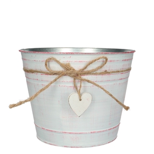 Valentine Zinc Love pot d21*16cm