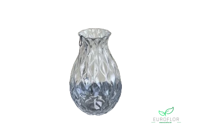 GLASS VASE CLEAR 20,5*12*H12