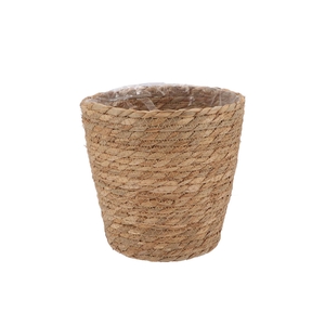 Seagrass Straw Basket Pot Brown 20x20cm