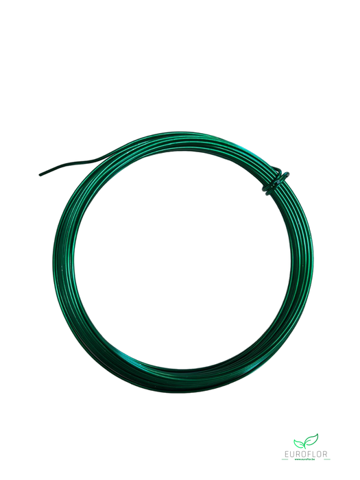 ALUMINIUM WIRE 2MM GROEN 100GR 12M