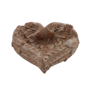 Concrete Saint Gold Heart Wings 19x8cm Nm