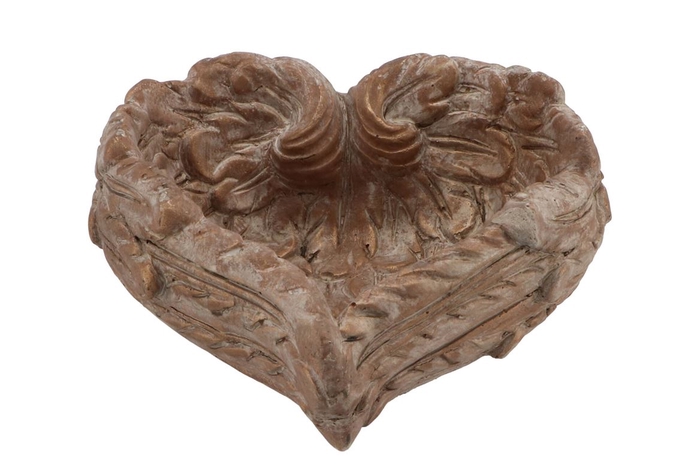 <h4>Concrete Gold Heart Wings 19x8cm Nm</h4>