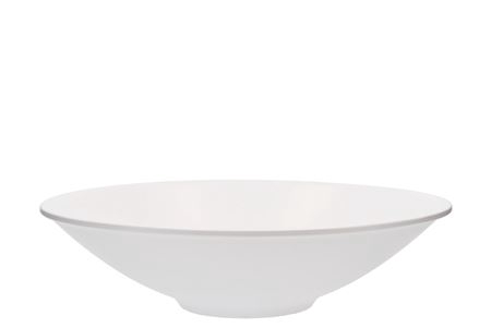 <h4>Ceramic Bowl White Mat Flat 33x9cm</h4>