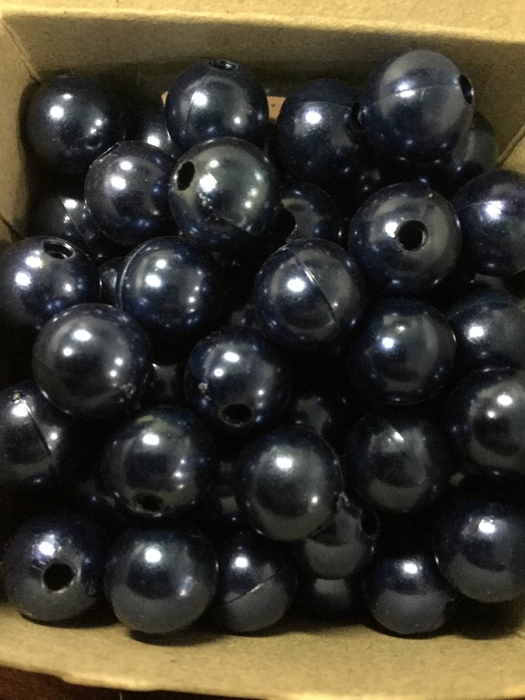 PARELS OASIS 10MM 120pcs ROYAL BLUE