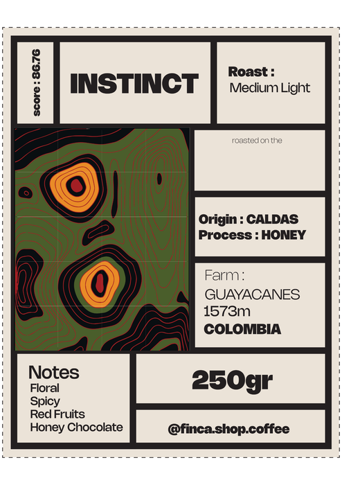 <h4>Roasted Coffee Instinct Pink Bourbon & Tabi  Honey</h4>