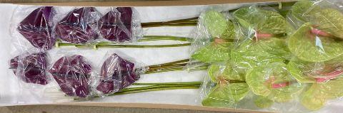 <h4>Anth A Mix Green Purple 13 cm X12 Spek</h4>