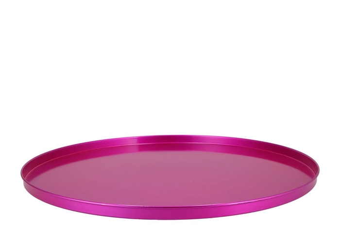 <h4>Coaster Jolly Fuchsia Tray Metal 56x2cm</h4>
