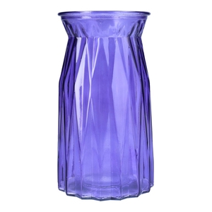 Vase Ruby d10.5/11.5xh20 dark purpl
