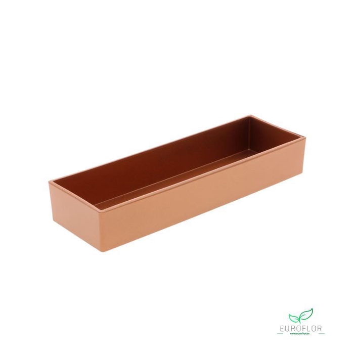 <h4>MELAMINE PLANTER COPPER 32X10,5XH5</h4>