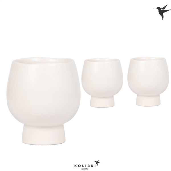 <h4>Kolibri Home Scandic pot white</h4>