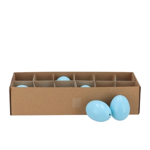 Eggs Kippen Aqua Blauw Per 12 5x6cm
