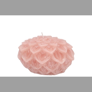 Candle Dahlia Old Light Pink 9x7cm Nm