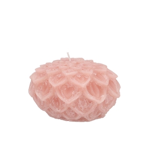 Candle Dahlia Old Light Pink 9x7cm Nm