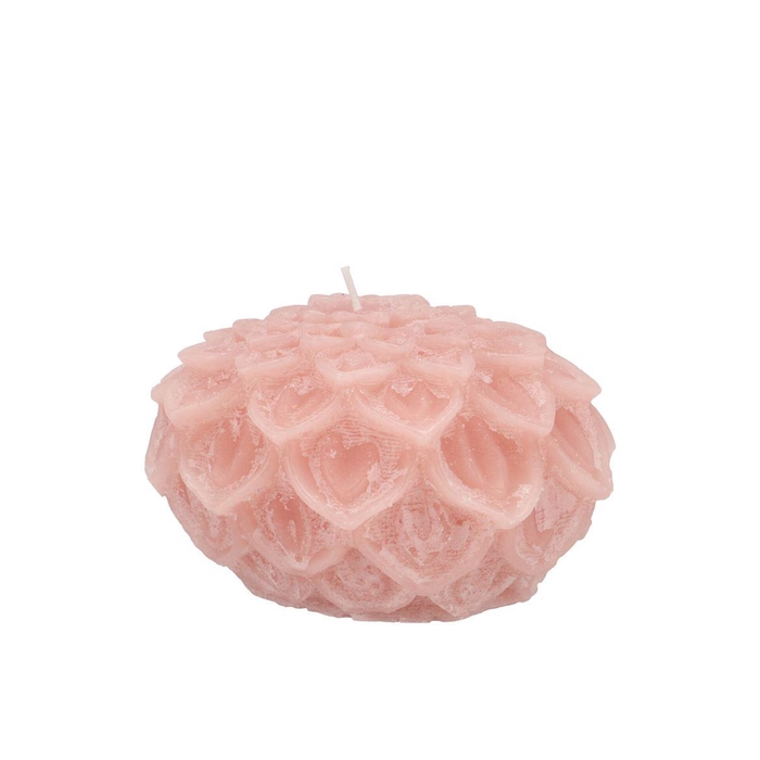 <h4>Candle Dahlia Old Light Pink 9x7cm Nm</h4>