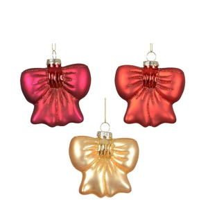Kerstbal Hanger strik 85mm