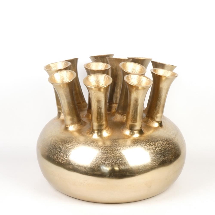 <h4>Alu Vase Gold O  50cm</h4>