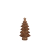 Wonderland Scottish Brown Tree Star 17x12x35cm Nm