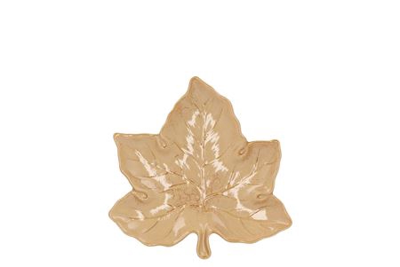 <h4>Leaf Maple Plate Warm Sand 11x11x3cm</h4>