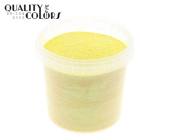 Glitters 400gr in bucket Irridescent Yellow