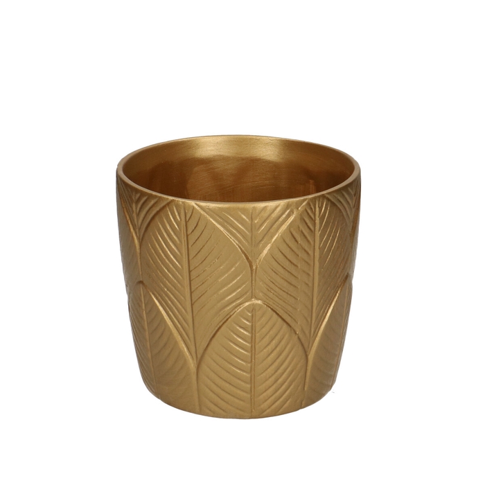 <h4>Ceramics Leaves pot d13*12cm</h4>