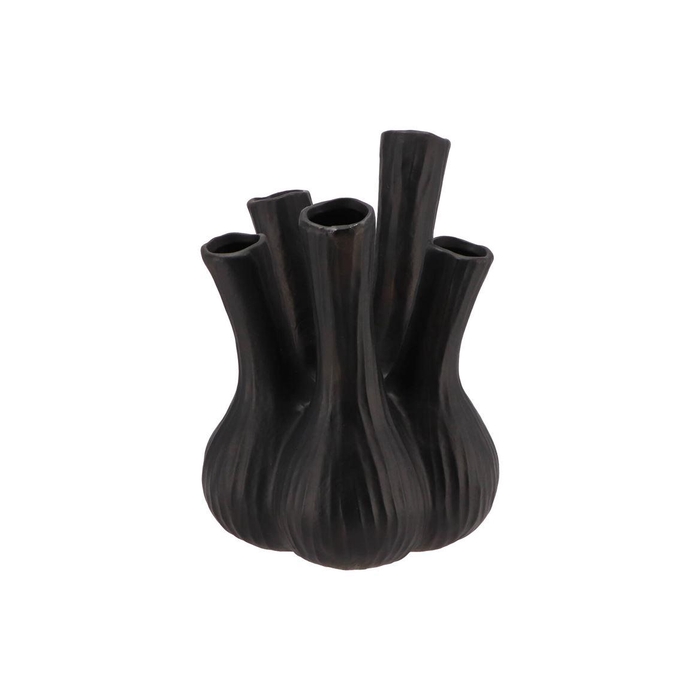 <h4>Aglio Matt Black Vase 26x35cm Nm</h4>