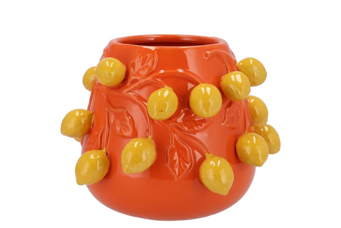 <h4>Fruit Lemon Orange Pot 24x19cm Nm</h4>