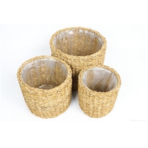 Basket sets Manatee Grass S/3 d25*20cm