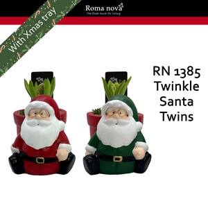 1385 - Twinkle Santa Twins (Hyacint)