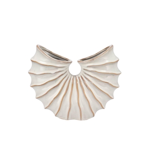 Sifan White Vase Shell 26x8x21cm