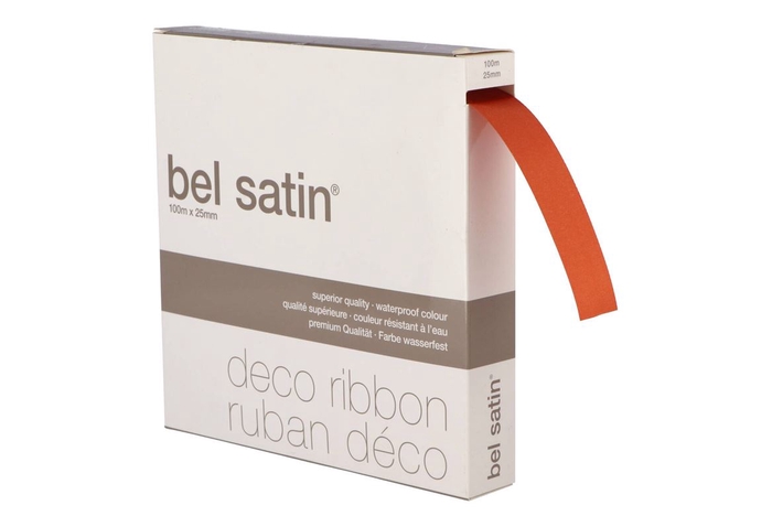 <h4>Ribbon Satin 58 Cognac 100m X 25mm P/1</h4>