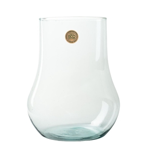 Glass Eco vase Femke d29*35cm