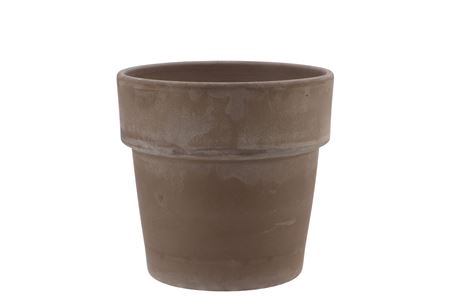 <h4>Terracotta Choco Cilinderpot 13x13cm</h4>