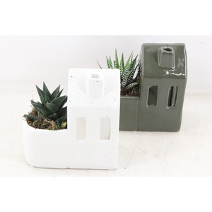 arr3 SN - Ker. huis candle holder