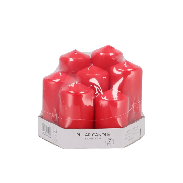 <h4>Candle Red Set 7</h4>