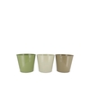 Zinc Summer Green Mix Bucket Basic Ass 15x14x11cm