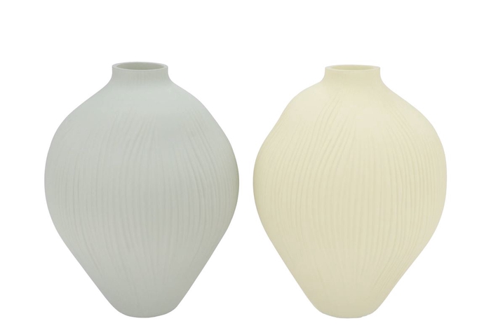 Luxx Nordic Green Vase Organic Ass 23x23x30cm Nm