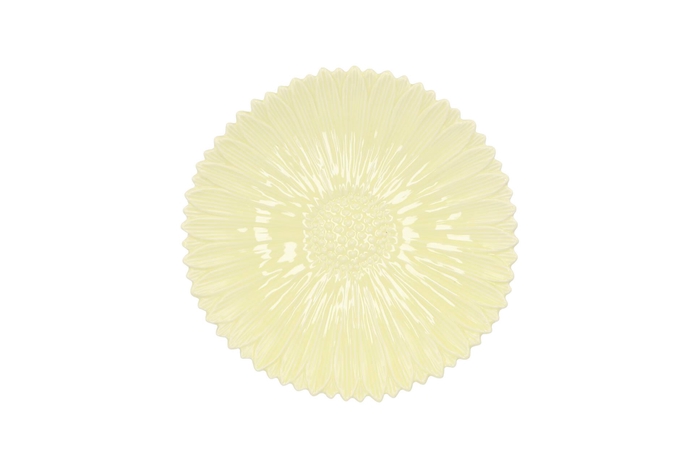 Bloom Daisy Plate Yellow 17x17x4cm Nm