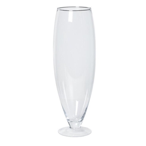 Glas Vaas Barbara/voet d17/22*67cm