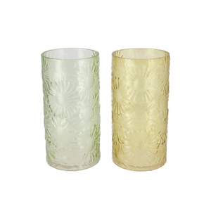 Lily Green Mix Vase Cilinder Ass 13x26cm