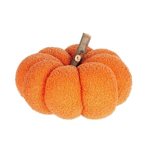 Deco Pumpkin Teddy Orange H15d25