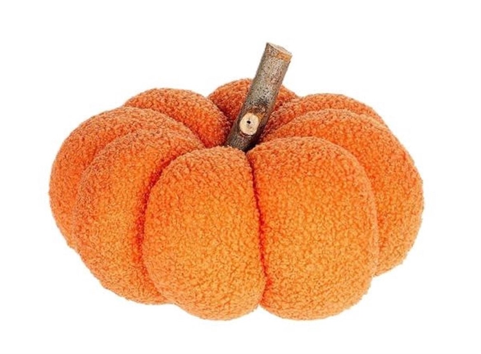 <h4>Deco Pumpkin Teddy Orange H15d25</h4>