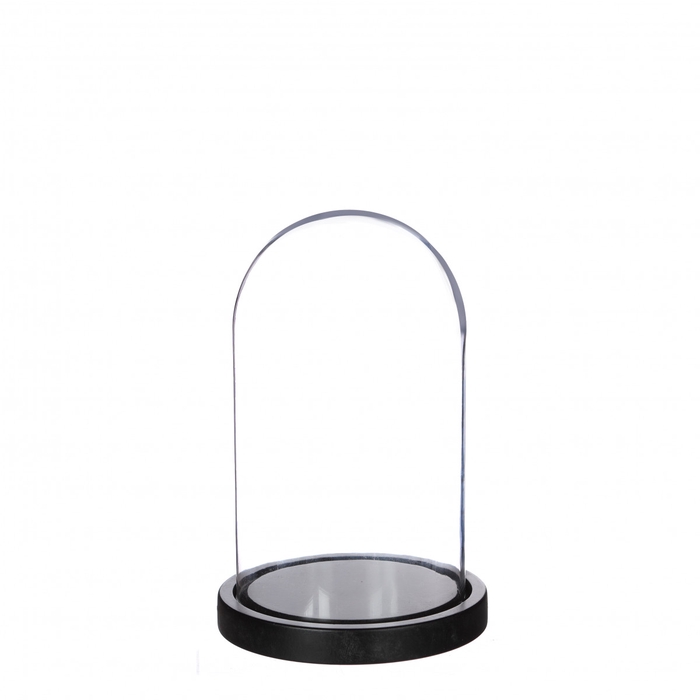<h4>Glas Stolp+hout d12/14*22cm</h4>