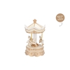 Glowy Cozy Gold Carousel Music Box 13x13x23cm Nm