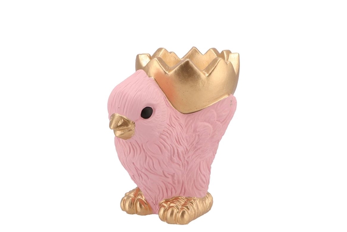 <h4>Easter Chicken-bowl Pink 14x9,5x14cm Nm</h4>