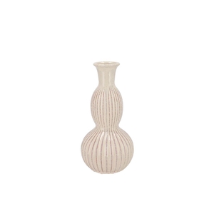 Suze White Vase Curves 13x13x26cm