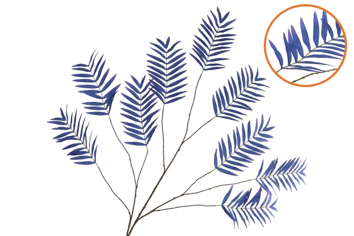 <h4>Silk Palm Leaf Blue 150cm Nm</h4>