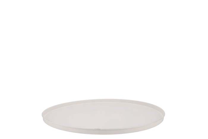 <h4>Coaster Nordic White Tray Metal 37x2cm</h4>