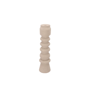 Florence Sand Candle H Swirl 10x10x39cm