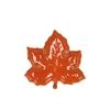 Leaf Maple Plate Orange 18x18x4cm Nm
